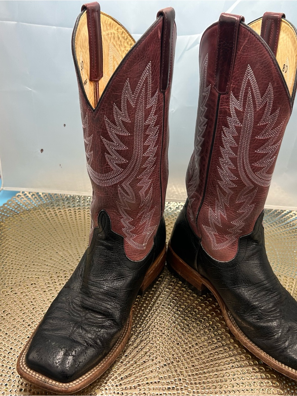 Horsepower men 8 exotic quill cowboy boots